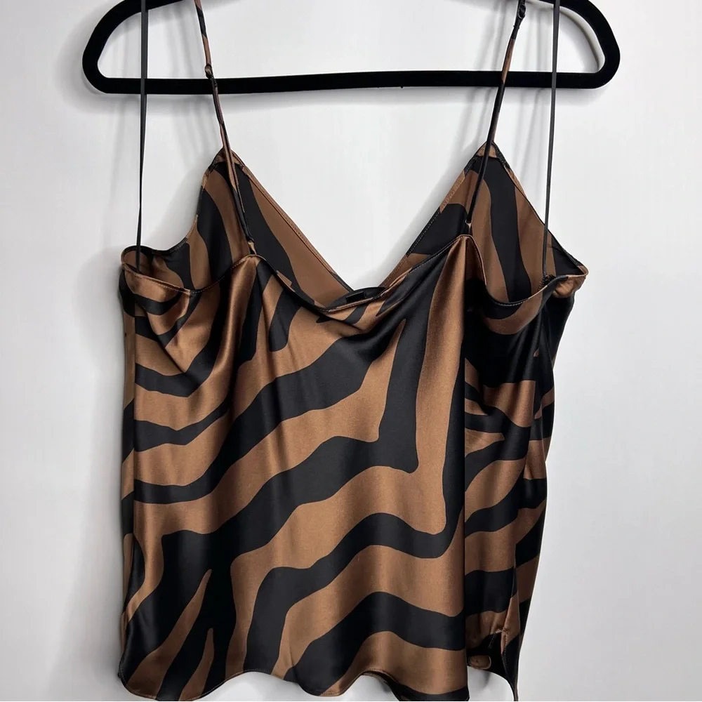 Banana Republic 100% silk XL Animal Print Camisole Sold Out - Picture 11 of 15